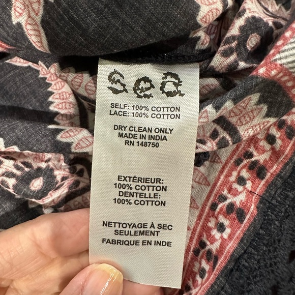 Sea New York Aurora Crochet Panel Printed Dress - Picture 10 of 10